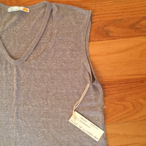 C&C California Tops Gray NWT FAB! Both included - Picture 4 of 6